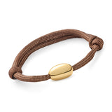 Long Gold Nugget Bracelet Plain