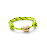 Chubby Gold Nugget Bracelet with Diamond