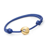 Small Gold Nugget Bracelet with Diamond