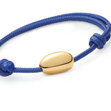 Long Gold Nugget Bracelet Plain