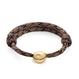 Small Gold Nugget Bracelet with Diamond