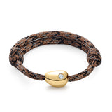 Chubby Gold Nugget Bracelet with Diamond