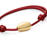 Long Gold Nugget Bracelet Plain