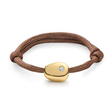 Big Gold Nugget Bracelet with Diamond