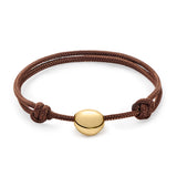 Small Gold Nugget Bracelet Plain