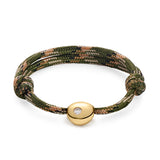 Small Gold Nugget Bracelet with Diamond