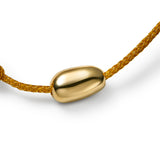 Long Gold Nugget Bracelet Plain