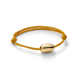 Long Gold Nugget Bracelet Plain