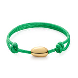 Long Gold Nugget Bracelet Plain