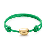 Chubby Gold Nugget Bracelet Plain