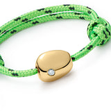 Big Gold Nugget Bracelet with Diamond