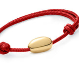 Long Gold Nugget Bracelet Plain